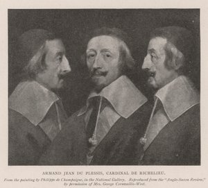 Armand Jean du Plessis, Cardinal de Richelieu by Philippe de Champaigne